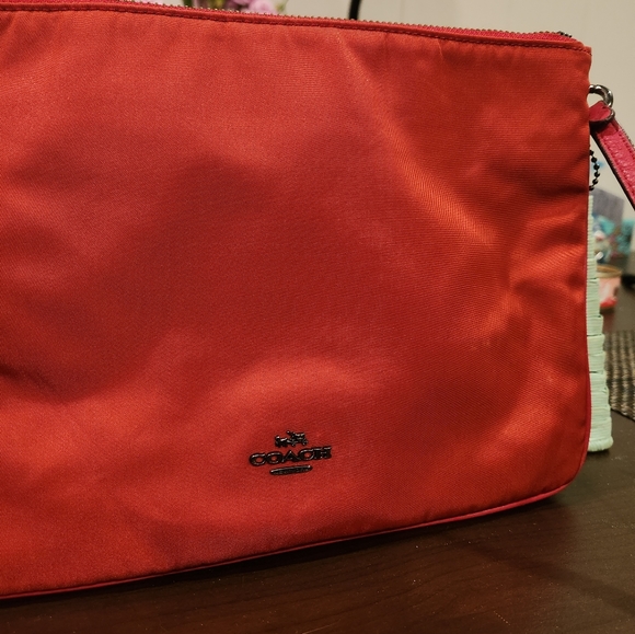 Coach Bags Coach Nylon Crossbody Bag In Red Poshmark